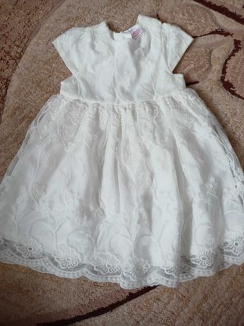 Sukienka biała rozmiar 92