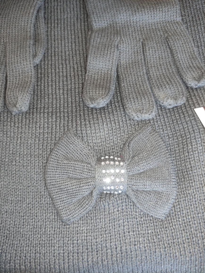 Conjunto Cachecol Luvas