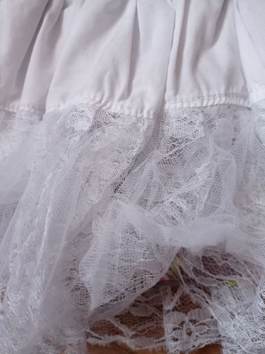 Spódniczka dla dziewczynki w kwiatki jak newbie r.86/92