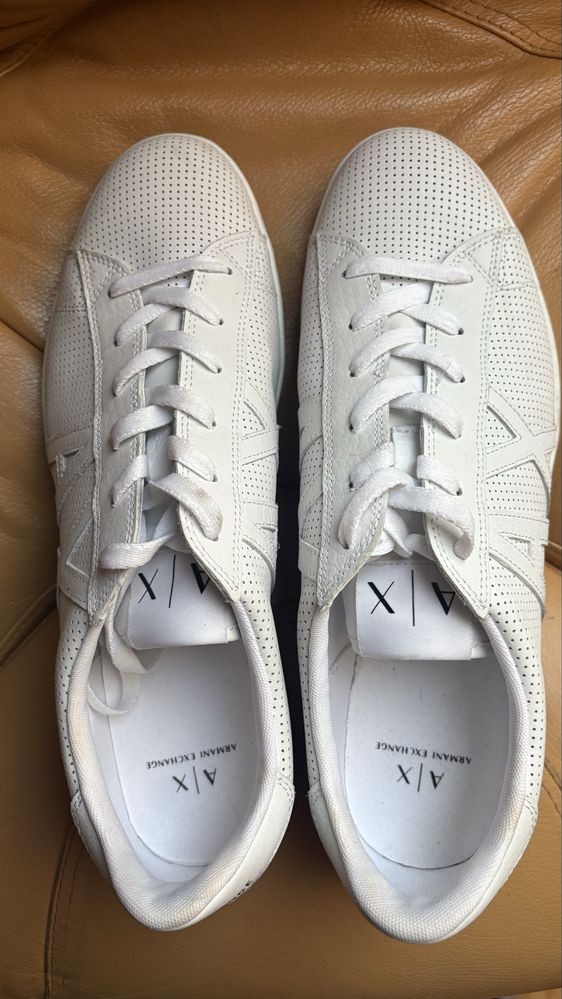 Buty meskie Armani Exchange ze skory roz. EU 46