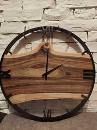 Zegar ścienny orzech włoski 50 cm