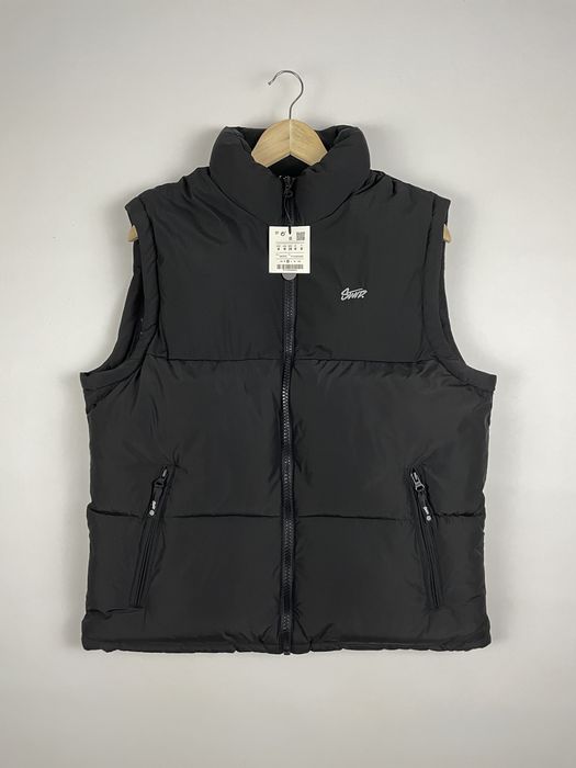 Жилет Pull&Bear STWD Puffer Vest (S / M) чорний чоловічий пуховий