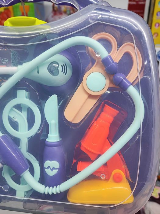 Лікар доктор врач медичний набір в чемоданчику Польща