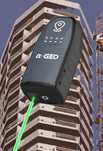 Odbiornik GNSS GPS zestaw dla geodezji i budownictwa z laserem