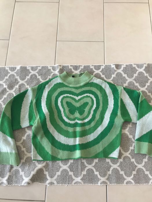 Sweter  zielony xs hm