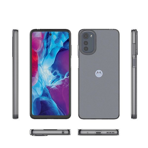 Ultra Clear 0.5mm etui Motorola Moto E32 cienki pokrowiec przezroczyst