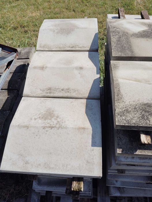 Daszki betonowe, płytki betonowe