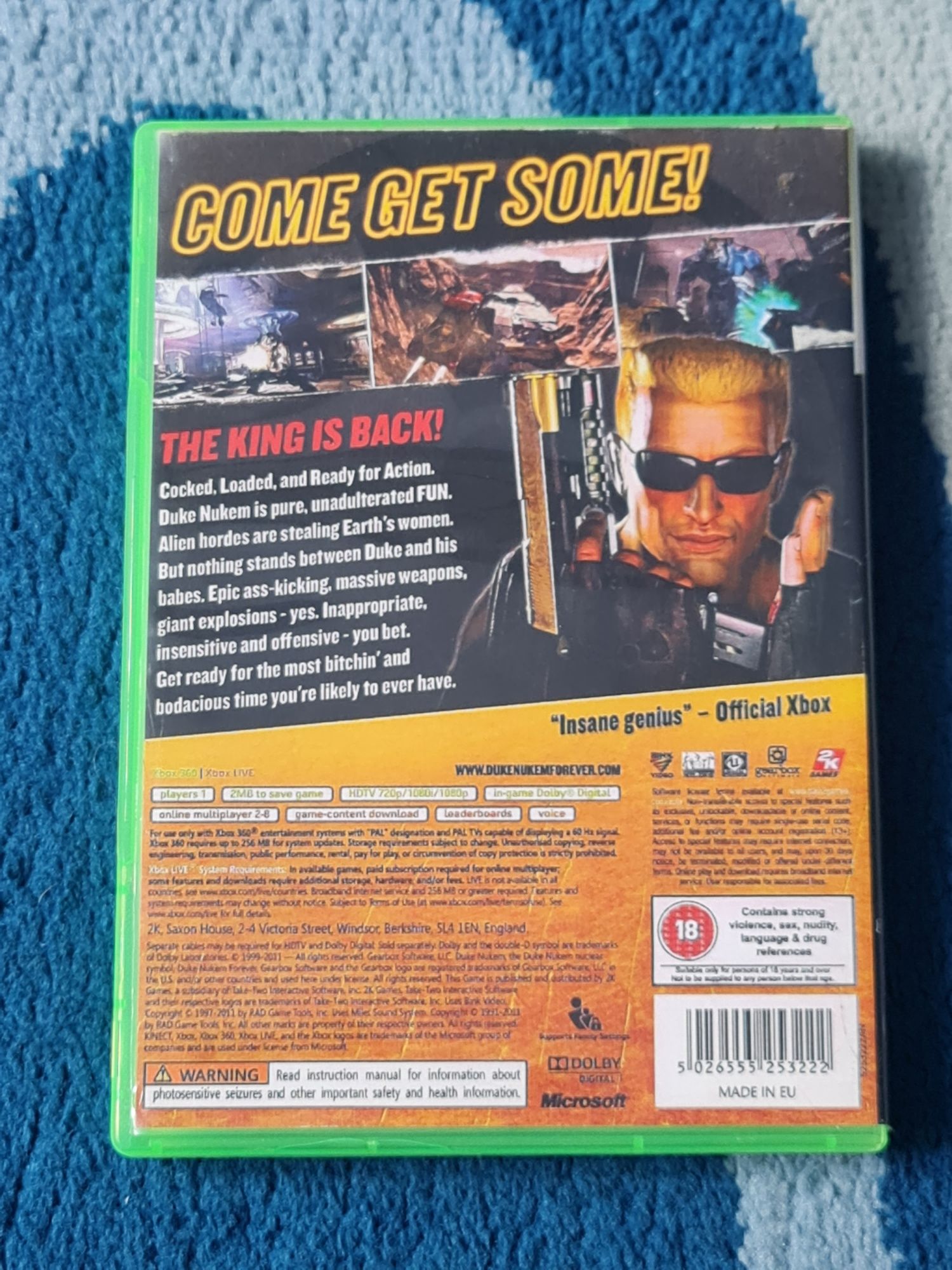 Duke nukem Forever xbox 360
