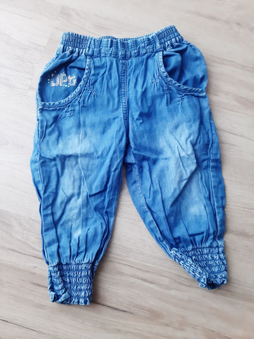 Dodipetto spodnie joggersy niebieskie rozmiar 104 ściągacze