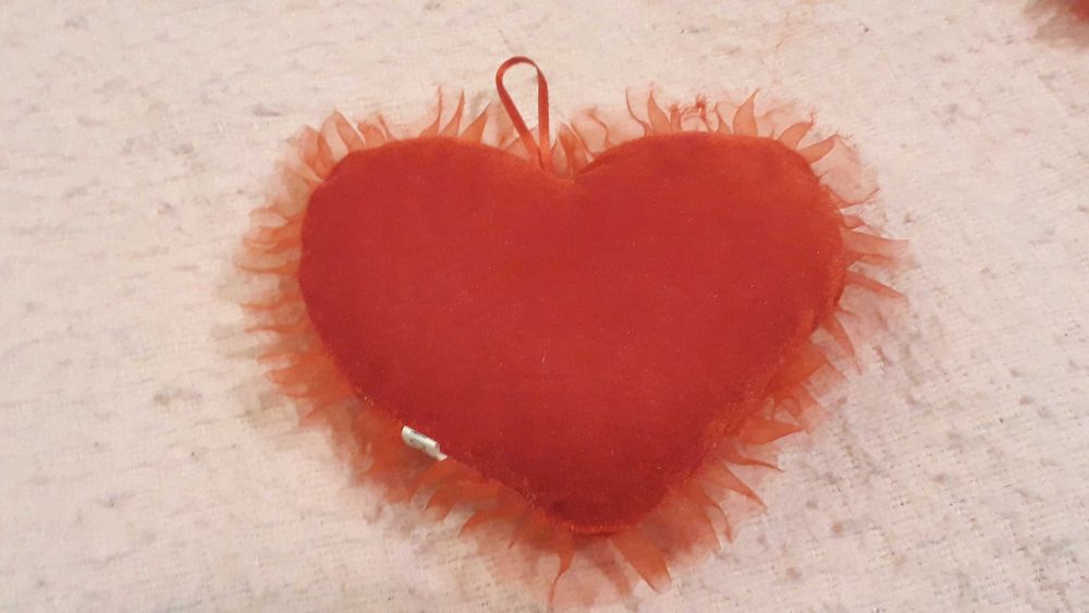 Corações de peluche - portes incluídos