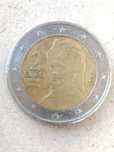 Moeda 2€ Áustria 2002 entre outras moedas raras