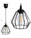 Lampa wisząca drut z metalu