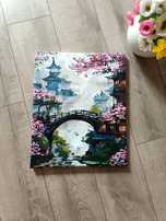 Obraz Japonia 40x50 ręcznie malowany