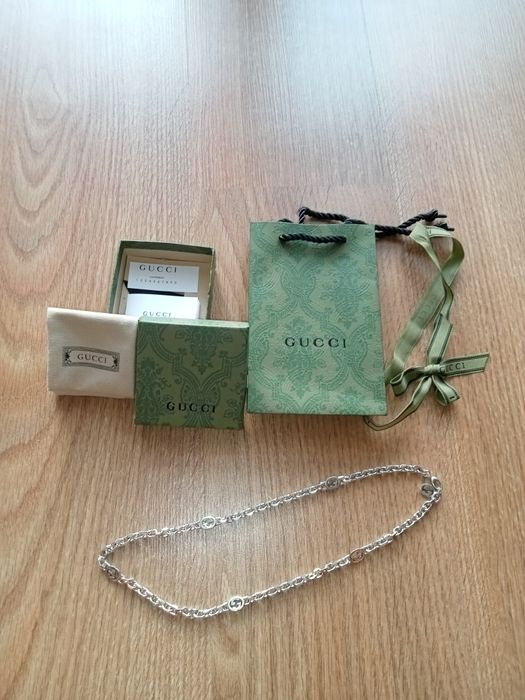 Ланцюжок-цепочка на шию Gucci/ кулон Гучі