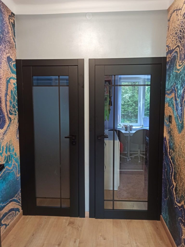 Drzwi szklane loftowe Roma 80 cm