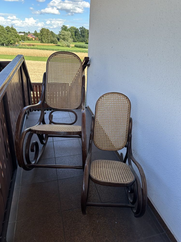 Krzesło bujane dla doroslego i dziecka