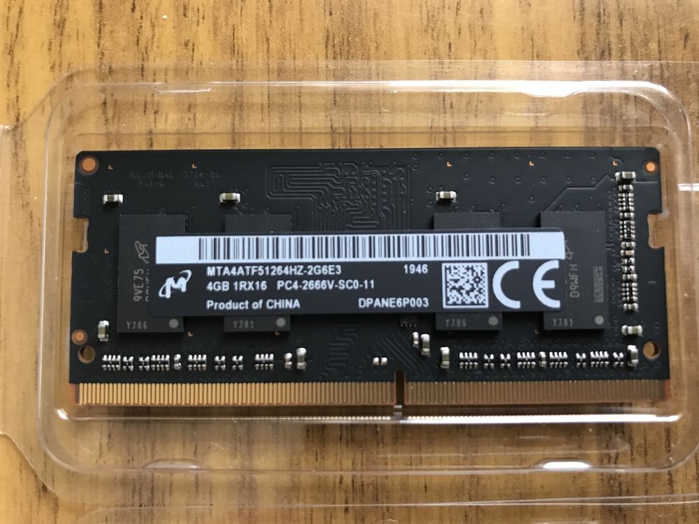 Пам'ять So-dimm DDR4-4GB Micron, Kingston,Team,Goodram, Patriot, Hynix