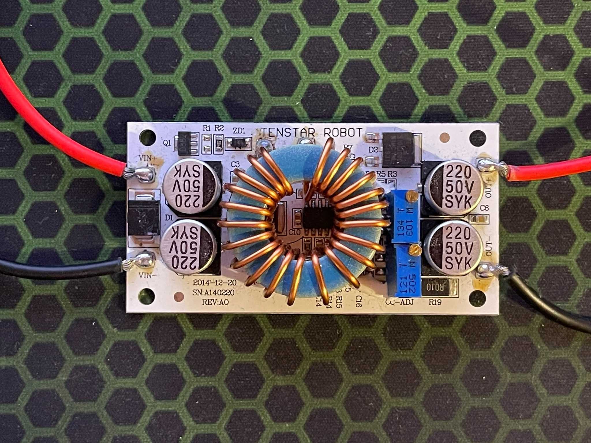 Перетворювач підвищуючий DC DC модуль (10V-50 V) 250 W 10 A