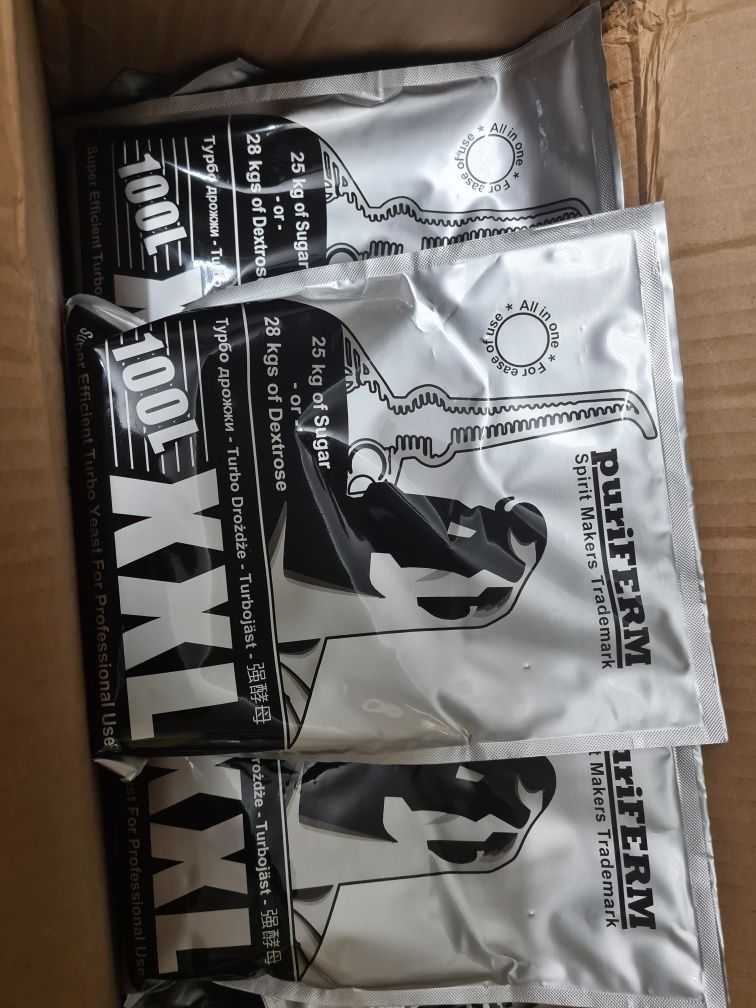 puriFERM XXL na 100L drożdże gorzelnicze 25szt