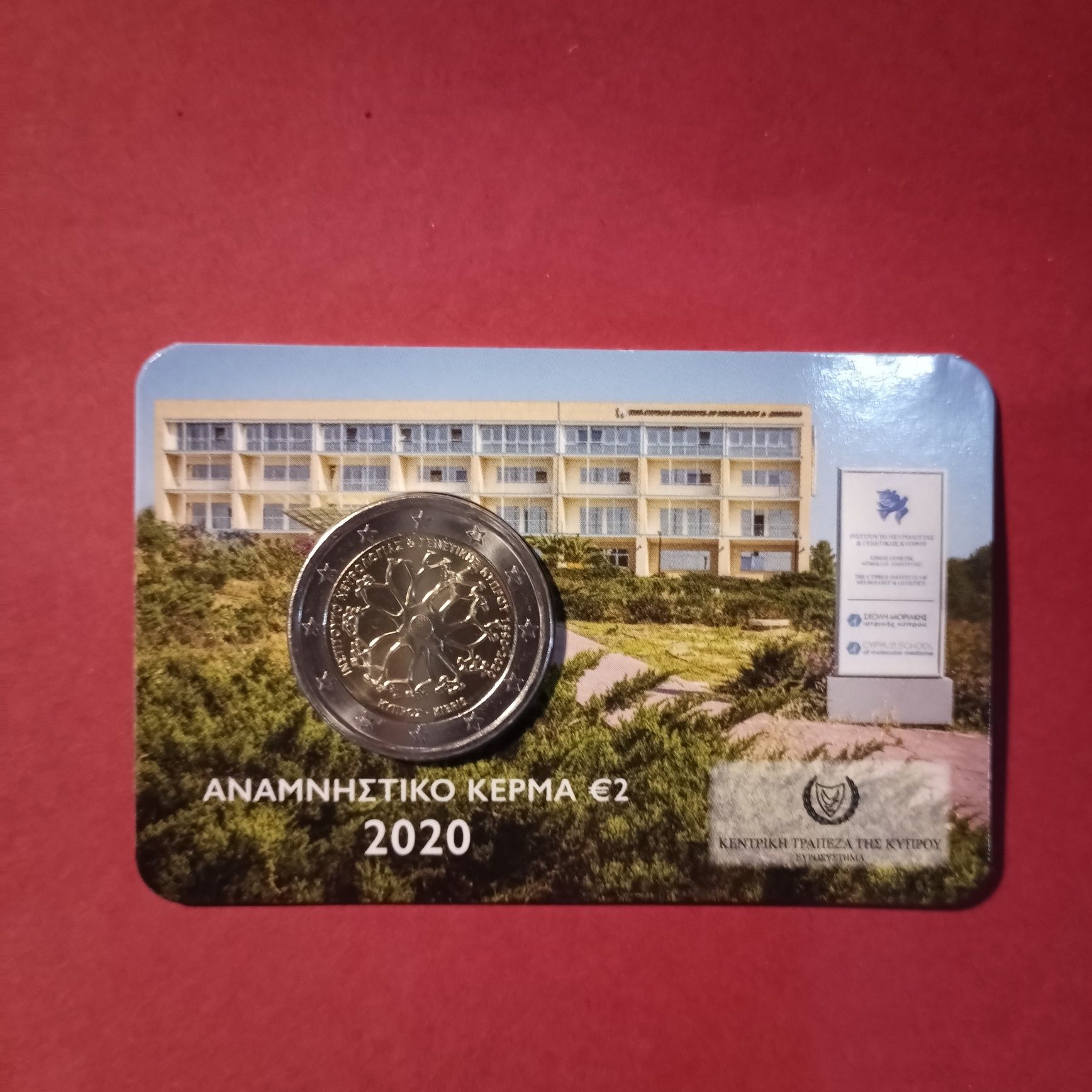Moeda Coincard Chipre 2020