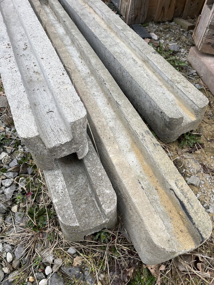 słupek betonowy 4 szt słupki ogrodzeniowe