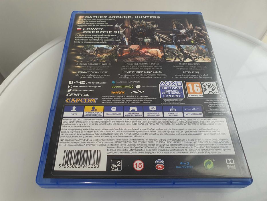 Gra PS4 / PS5 Monster Hunter World Sklep Zamiana