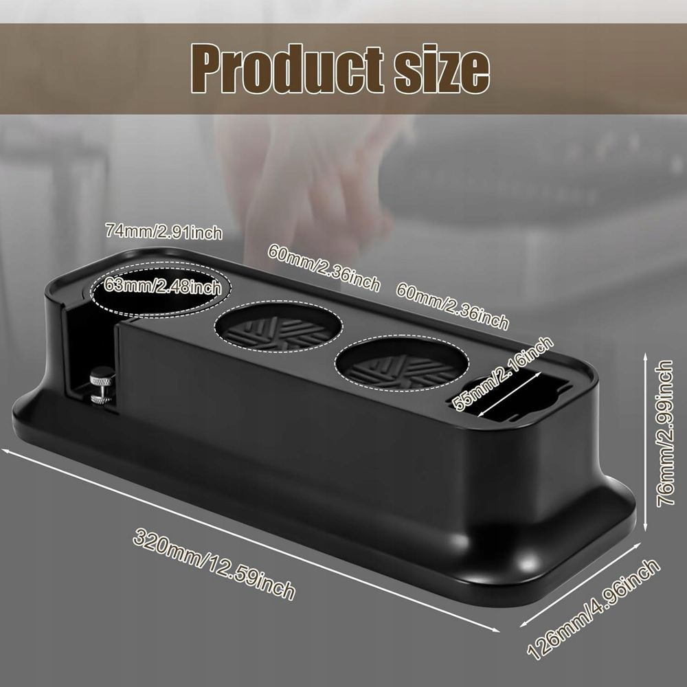 Stacja tamperowa do espresso 51 mm / 54 mm / 58 mm z ABS