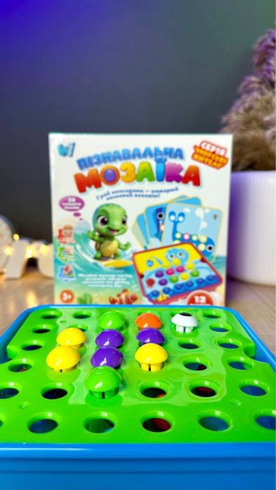 Пізнавальна мозаїка (38 елементів, 12 карток)