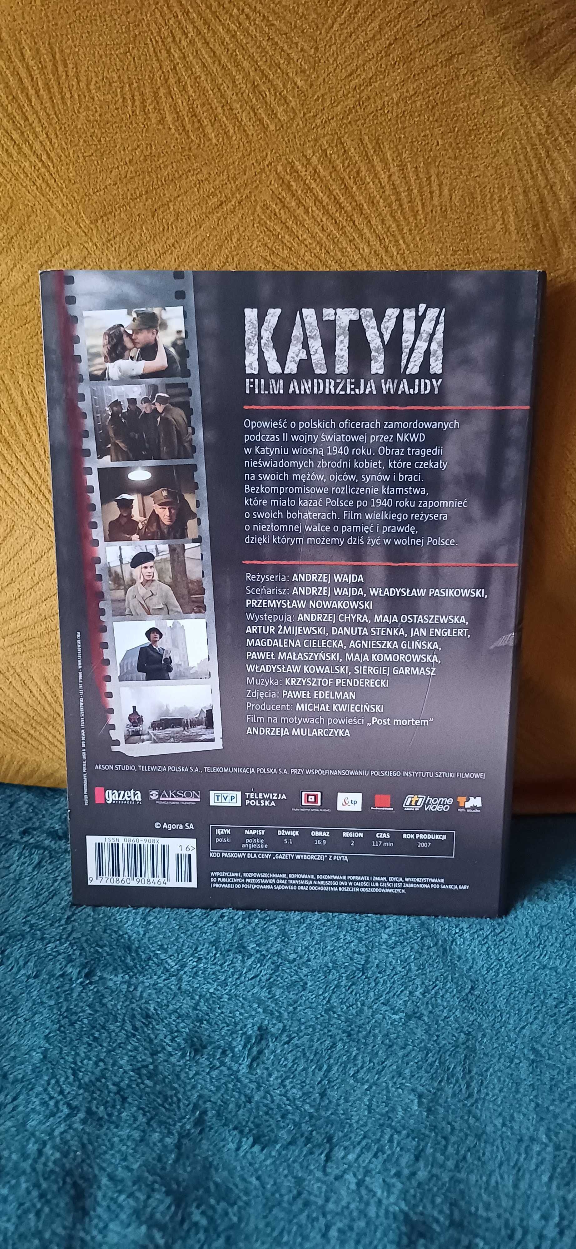Film wojenny Andrzeja Wajdy "Katyń" DVD