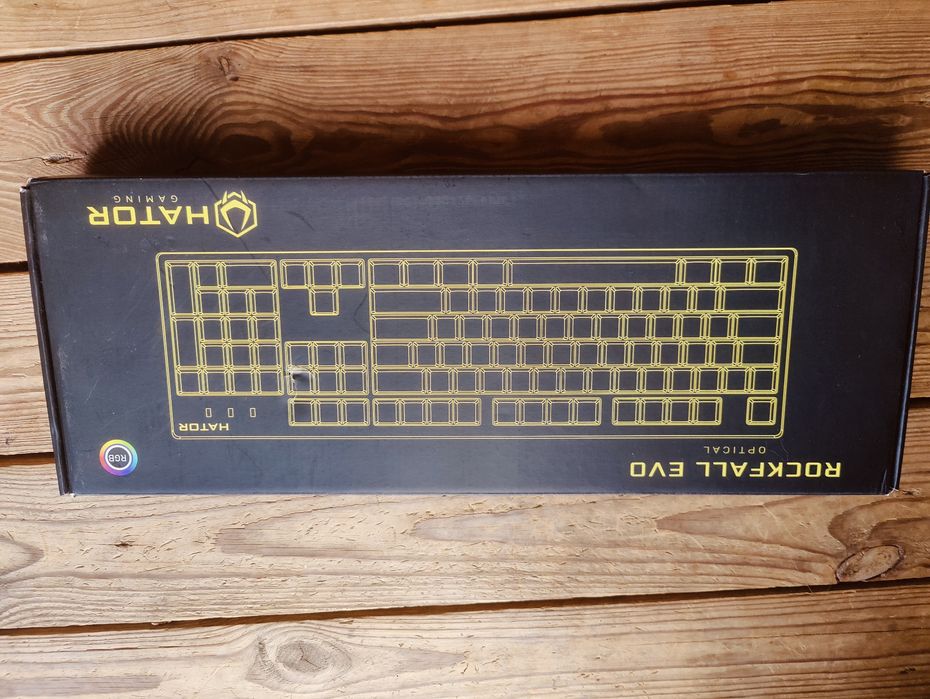 Клавіатура механічна оптична геймерська HATOR Rockfall EVO optical HTK