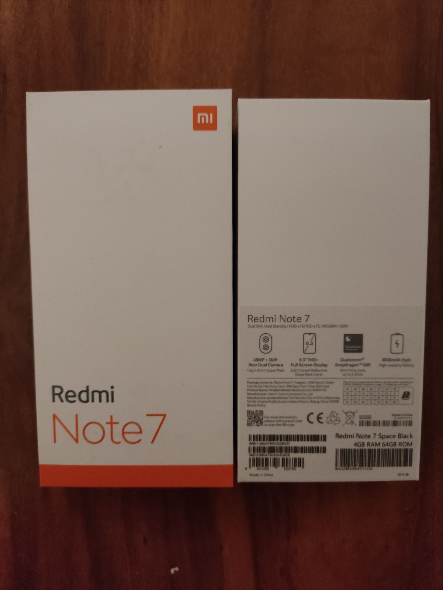 Смартфон телефон Ксайомі Xiaomi Redmi Note 7, пам'ять 4/64