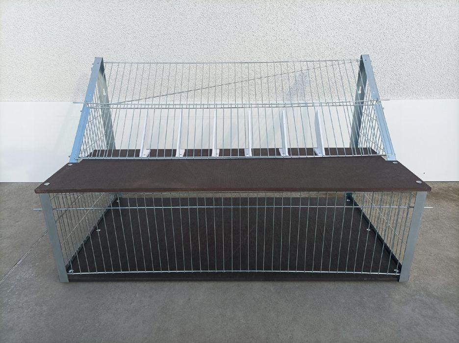 Wlot-Wylot Belgijski dla gołębi z drewnianą wodoodporną podłogą 100cm