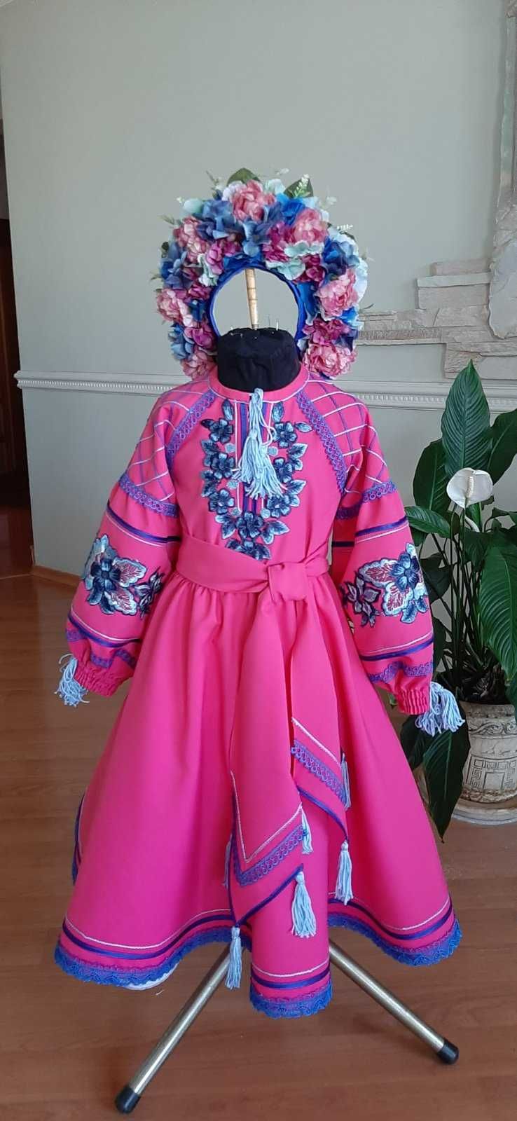Українське вбрання на дівчинку 7-10 років Украинский костюм