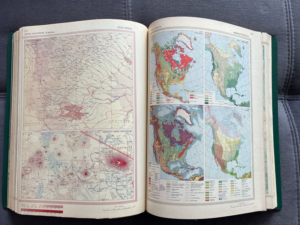 Atlas Świata służba topograficzna Wojska Polskiego