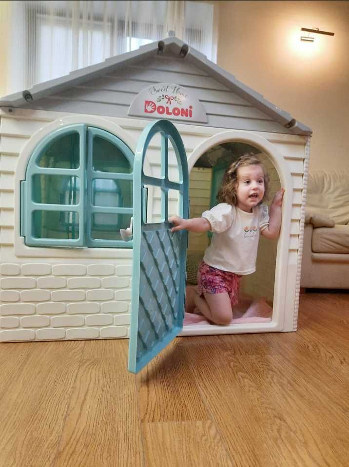 Дитячий ігровий будиночок будинок пластмасовий doloni садовий для дому