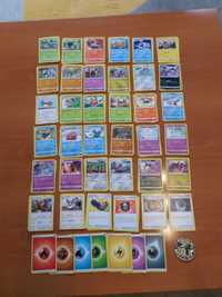 CL# - Lote de 117 Cartas Pokemon Novas + 7 Energias
