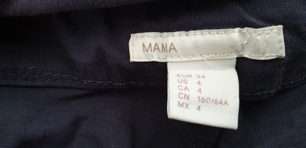 Spodnie ciążowe chinos H&M rozm.34