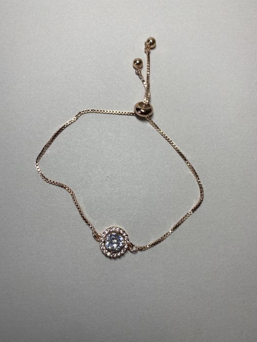 Nowa bransoletka ślubna rose gold różowe złoto na wesele