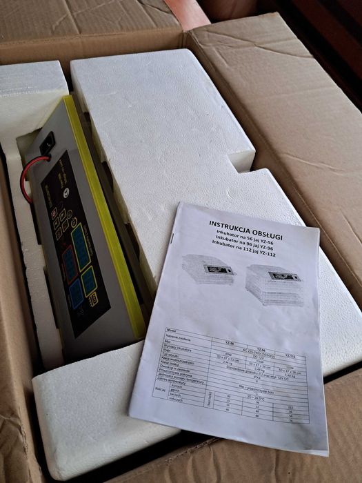 Inkubator na 56 jaj YZ56 stan bdb