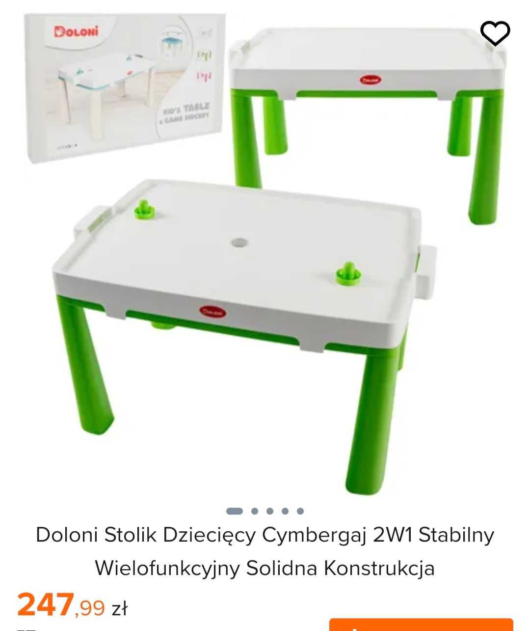 Stolik Ikea Mammut + Cymbergaj Doloni Ikea