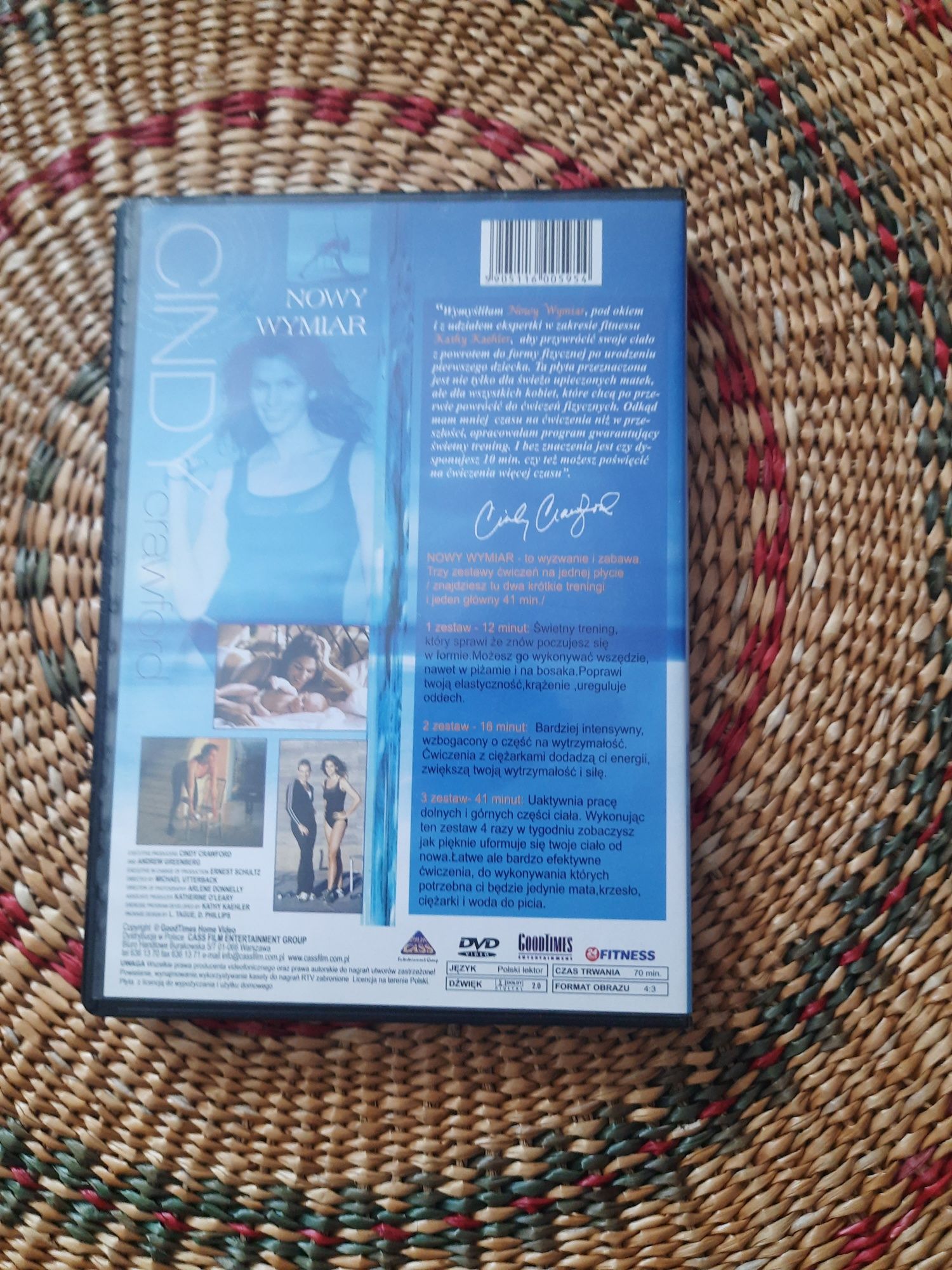DVD z filmem Cindy Crawford - Nowy wymiar