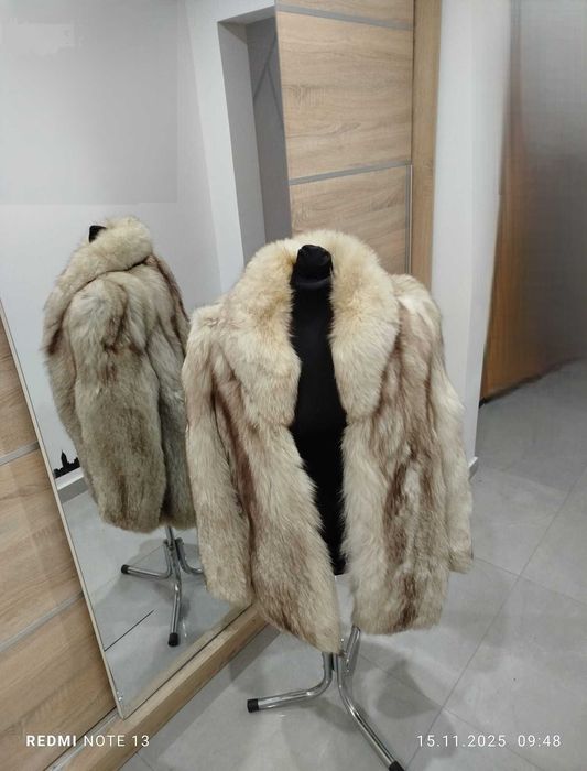 Futro naturalne z lisa srebrnego