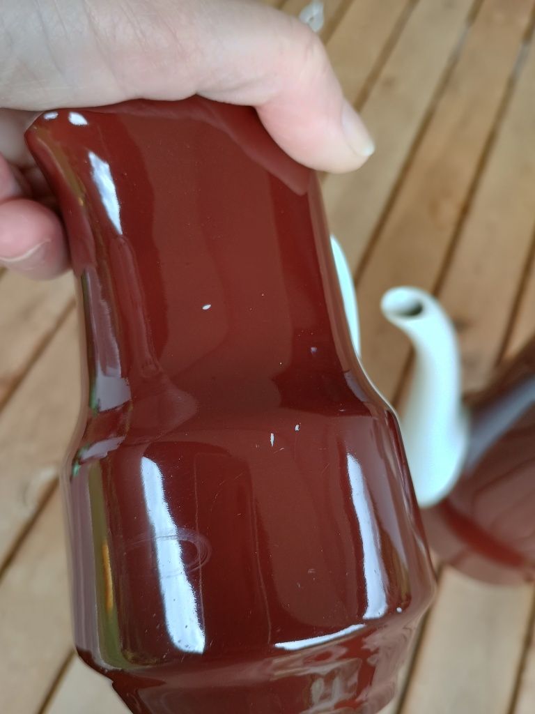 Dzbanek i mlecznik porcelana Ćmielów lata 60