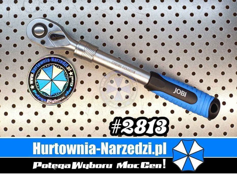 Grzechotka Teleskopowa 1/2'' 72T  pokrętło 1/2" długa grzechotka 1/2