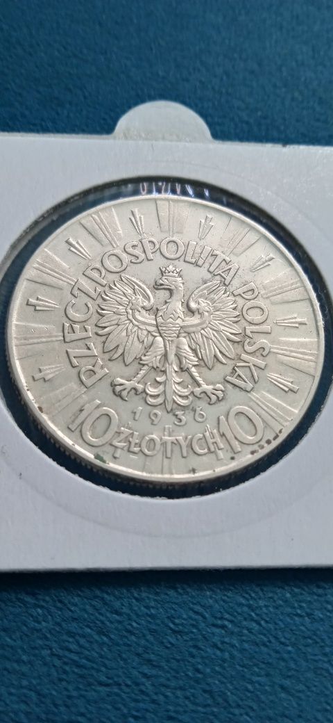 Moneta, monety, Piłsudski,srebro