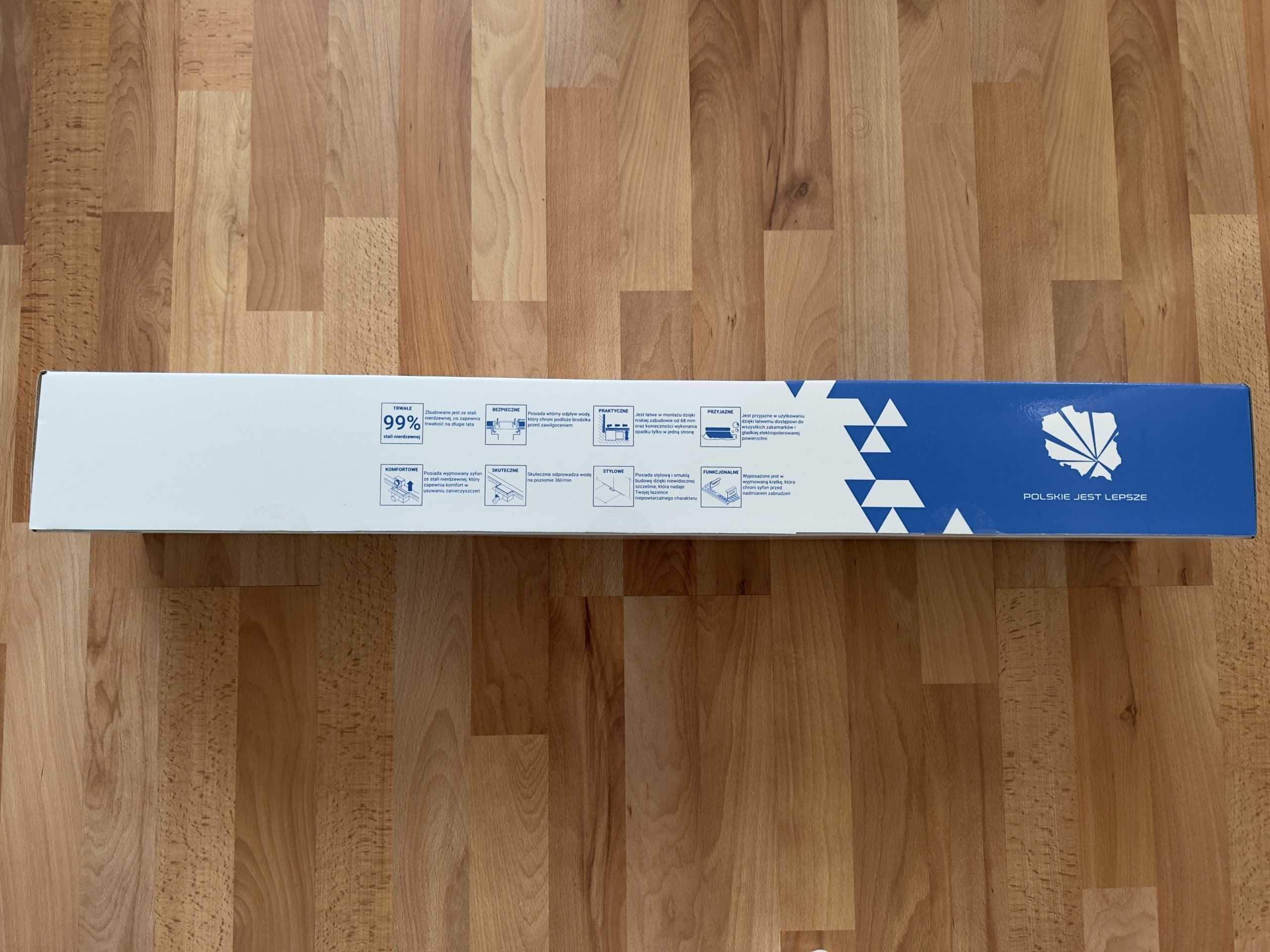 Odwodnienie prysznicowe przyścienne Siroflex Aqua SX-OLS800GL