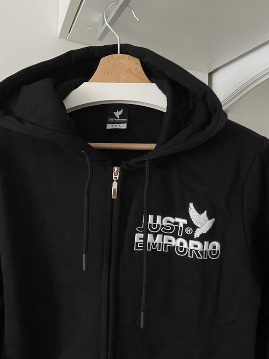 Just Emporio meska bluza ocieplana roz L