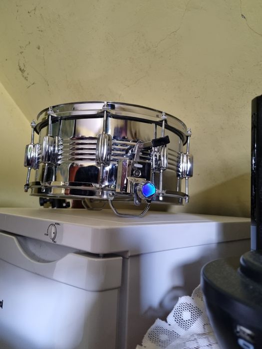 Werbel stalowy 14"x6.5" Pearl Super champion  Steel shell Vintage 1970