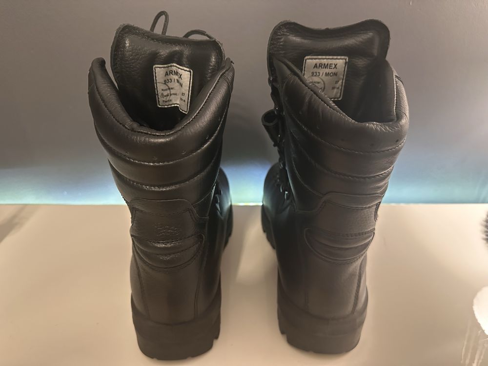 Buty Zimowe DEMAR Wzór 933/MON Wojskowe Skórzane Polskie Oryginał Nowe