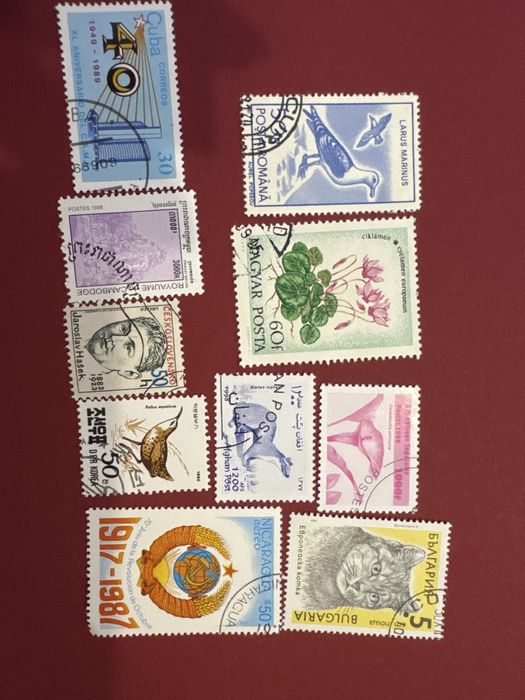 Znaczki pocztowe komplet